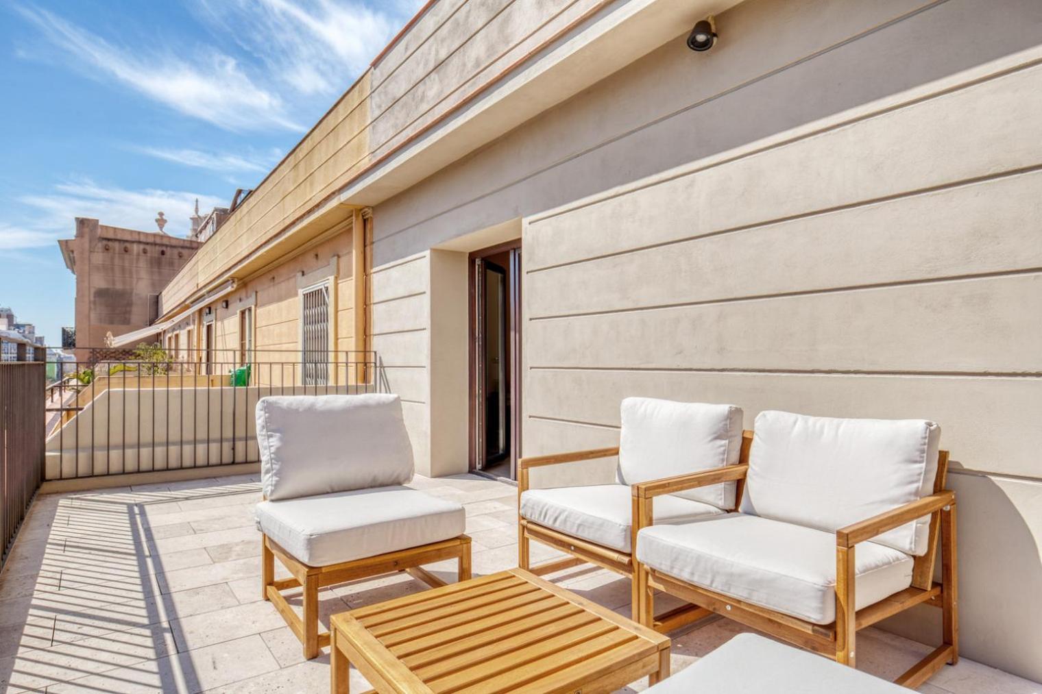 Renovated La Dreta De Leixample 2br W Terrace Bcn-88 *