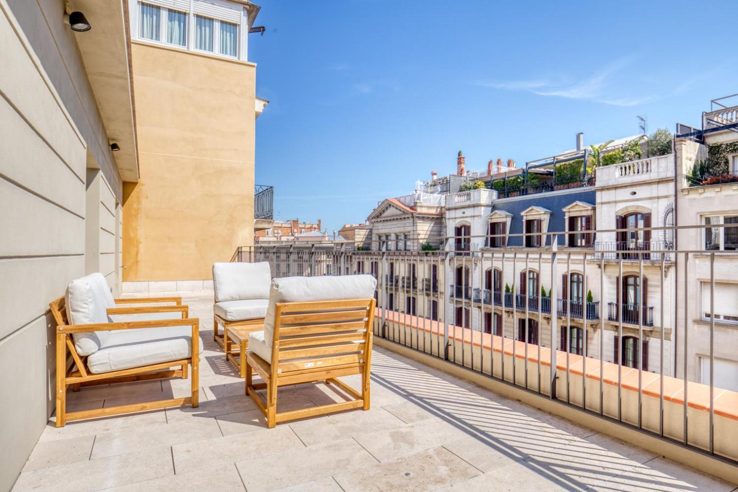 Apartment Renovated La Dreta De Leixample 2br W Terrace Bcn-88